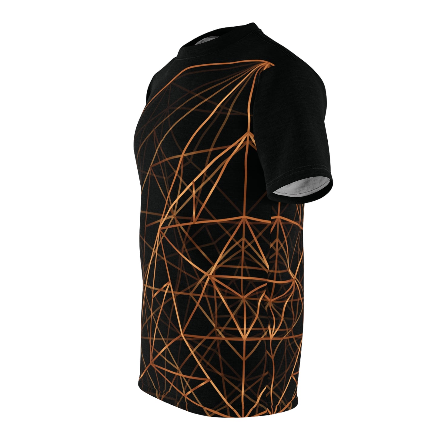 Unisex Cut & Sew T-shirt with COPPER GEOMETRY