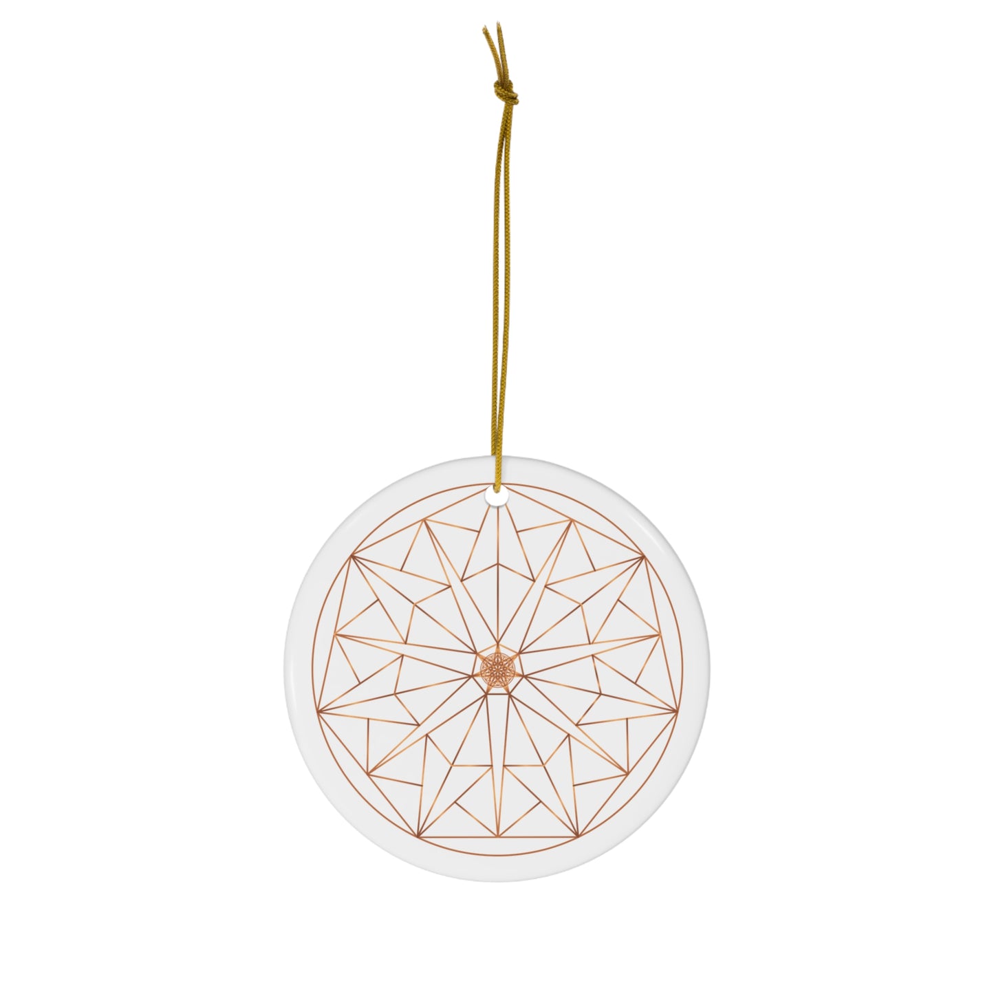 Ceramic Ornament, HEPTAGON GEOMETRY