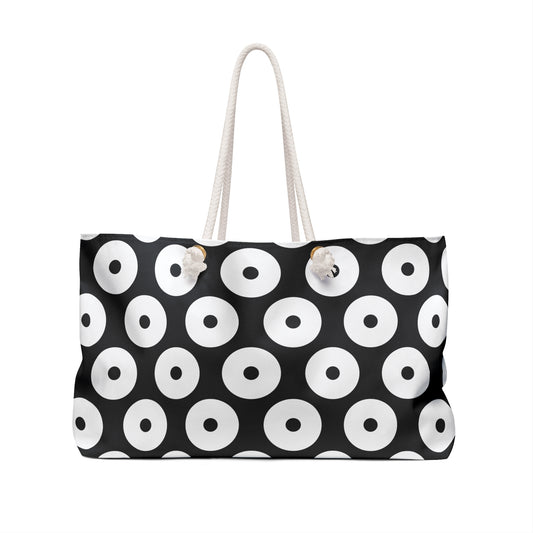 BLACK AND WHITE SUN ● Weekender Bag