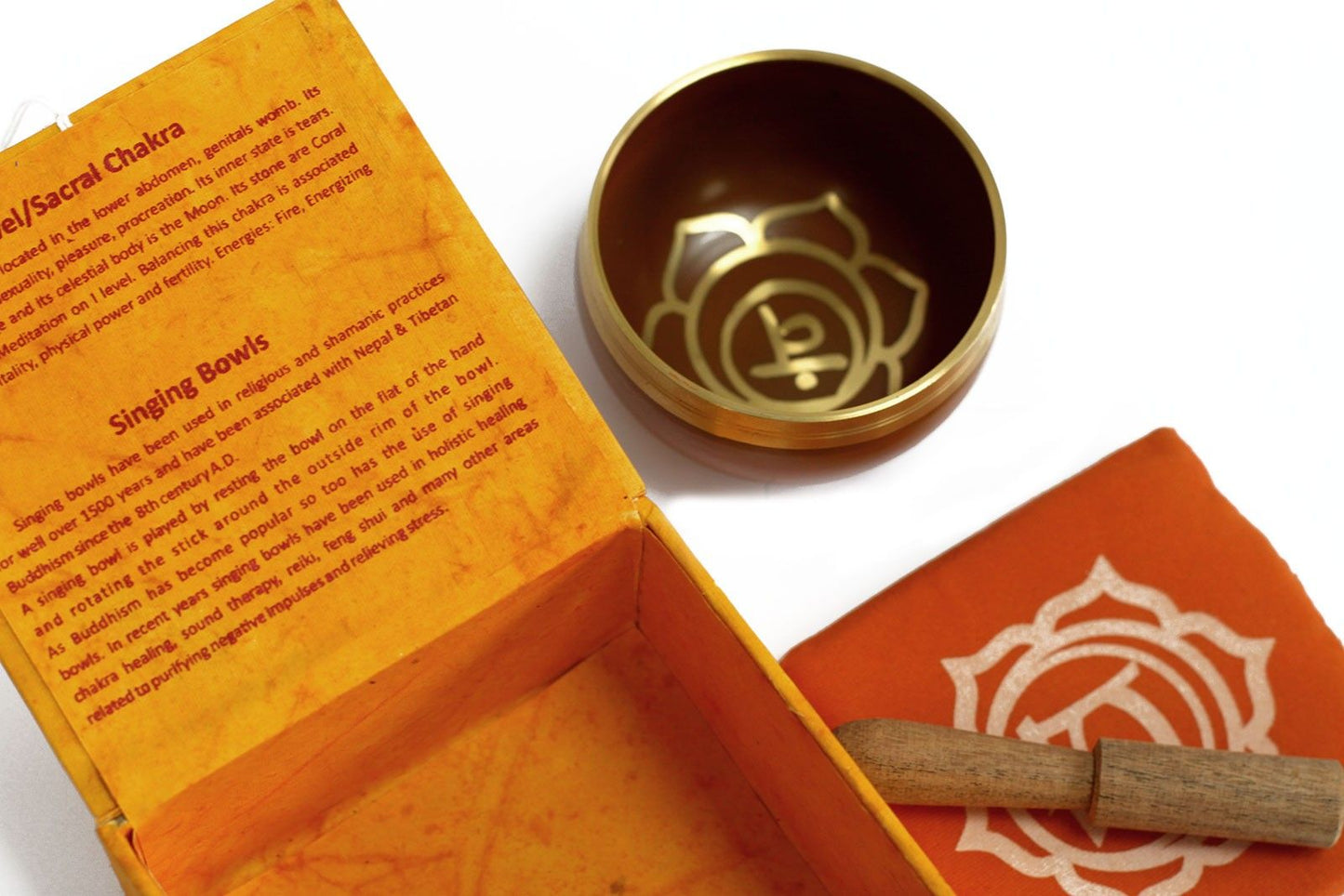 Authentic Chakra Singing Bowl - Navel perspective detail 3 showcasing clean geometry and natural material finishes