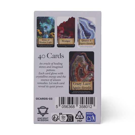Authentic Crystals & Elixirs Oracle Cards – Healing Energy Deck perspective detail 2 showcasing clean geometry and natural material finishes