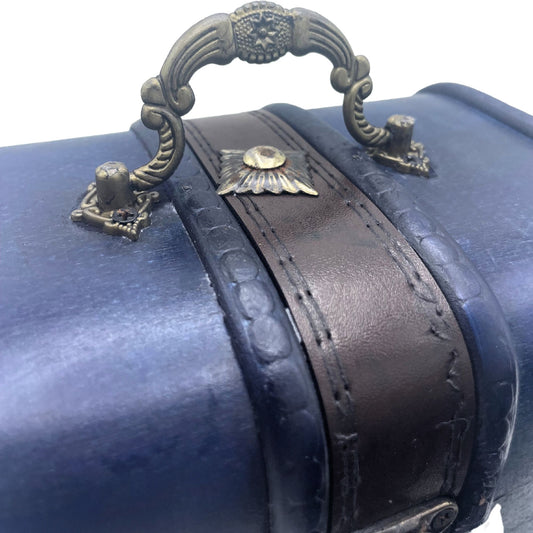 Authentic Treasure Chest - Set of 2 - Teal perspective detail 2 showcasing clean geometry and natural material finishes