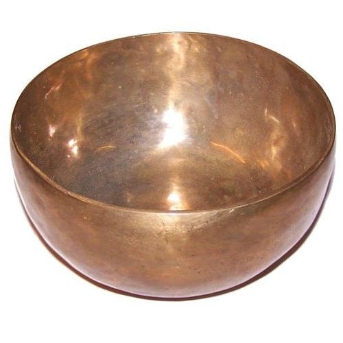 Authentic Extra Large Handmade Singing Bowl perspective detail 2 showcasing clean geometry and natural material finishes