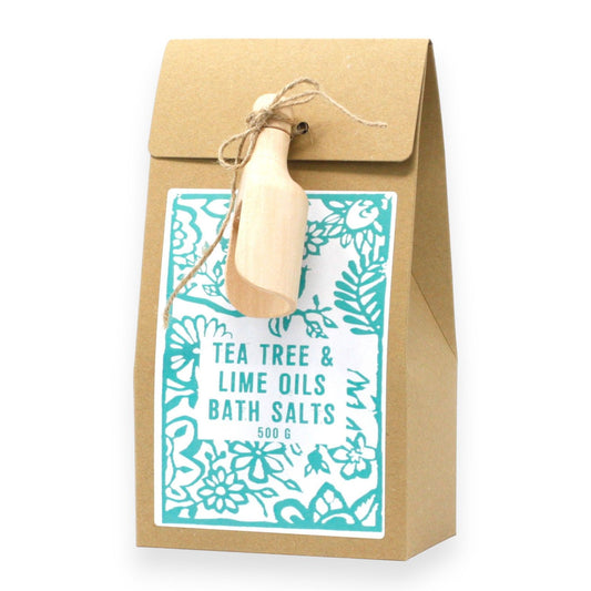Pack of 500g Bath Salt -Tea Tree & Lime