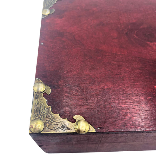 Authentic Tea / Gift / Hamper Box - Tan perspective detail 2 showcasing clean geometry and natural material finishes
