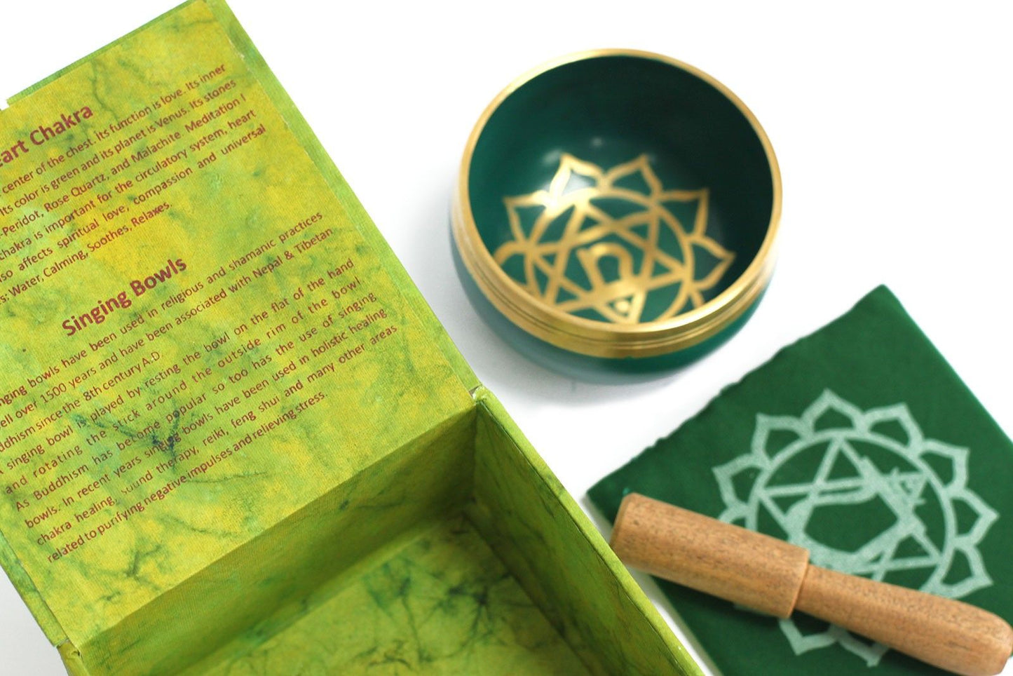 Authentic Chakra Singing Bowl - Heart perspective detail 3 showcasing clean geometry and natural material finishes