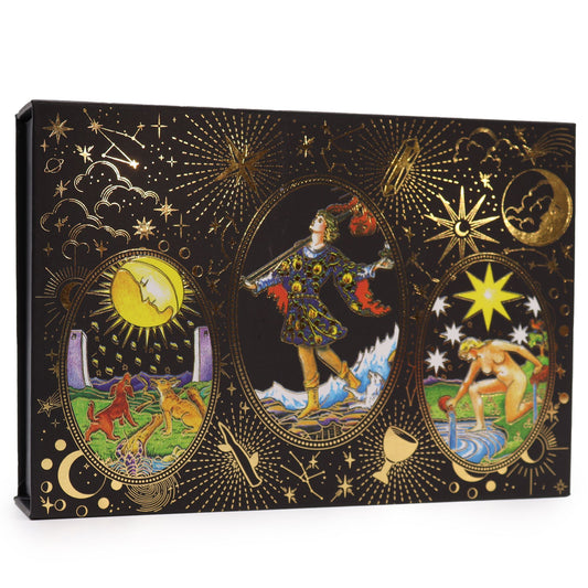 Authentic Gold Foil Tarot – Complete Gift Set perspective detail 2 showcasing clean geometry and natural material finishes