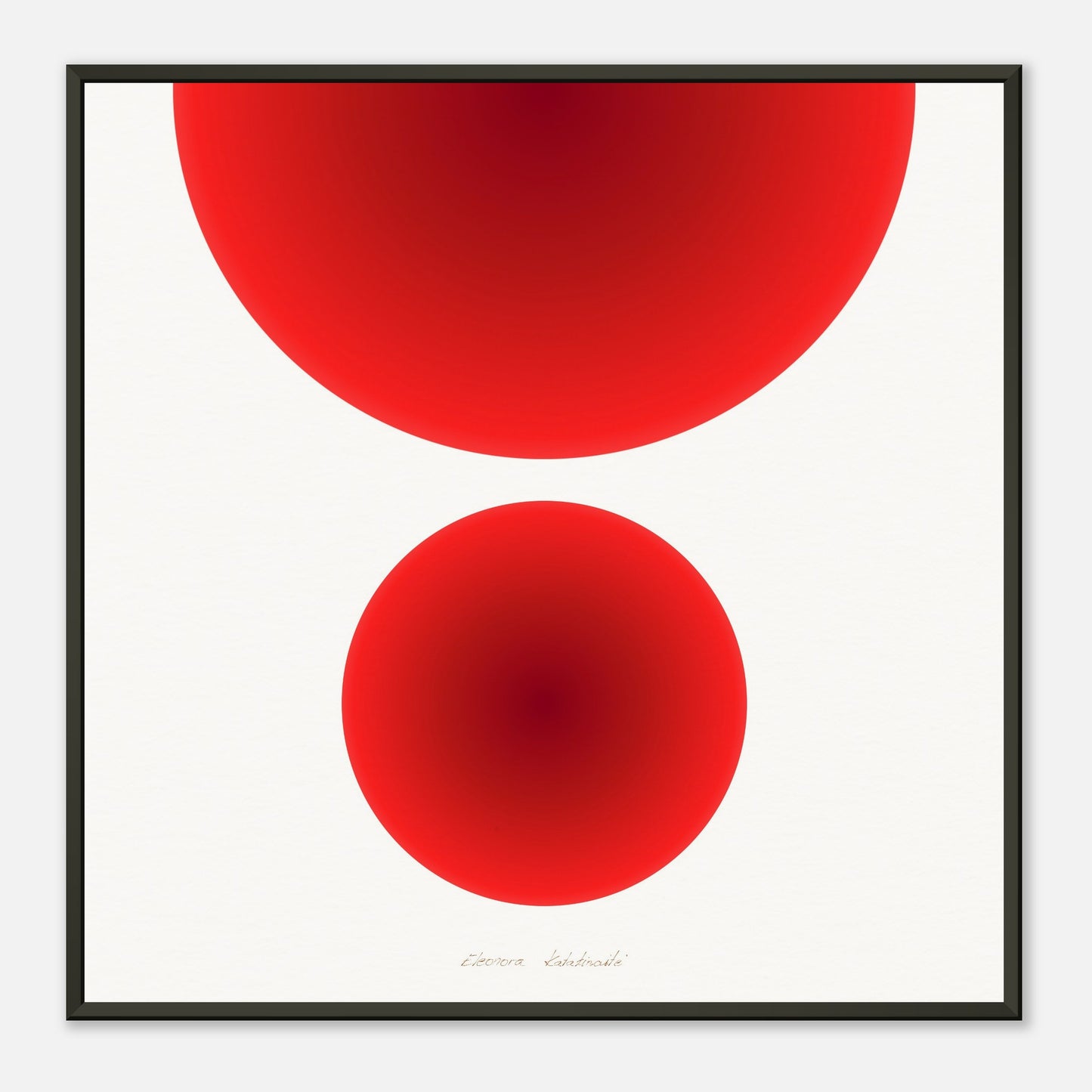 COLOR CIRCLES ● Museum-Quality Matte Paper Metal Framed Art-print by GEMAcircle Art print Sacred geometry designs for harmony