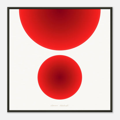 COLOR CIRCLES ● Museum-Quality Matte Paper Metal Framed Art-print by GEMAcircle Art print Sacred geometry designs for harmony