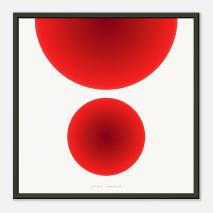 COLOR CIRCLES ● Museum-Quality Matte Paper Metal Framed Art-print by GEMAcircle Art print Sacred geometry designs for harmony