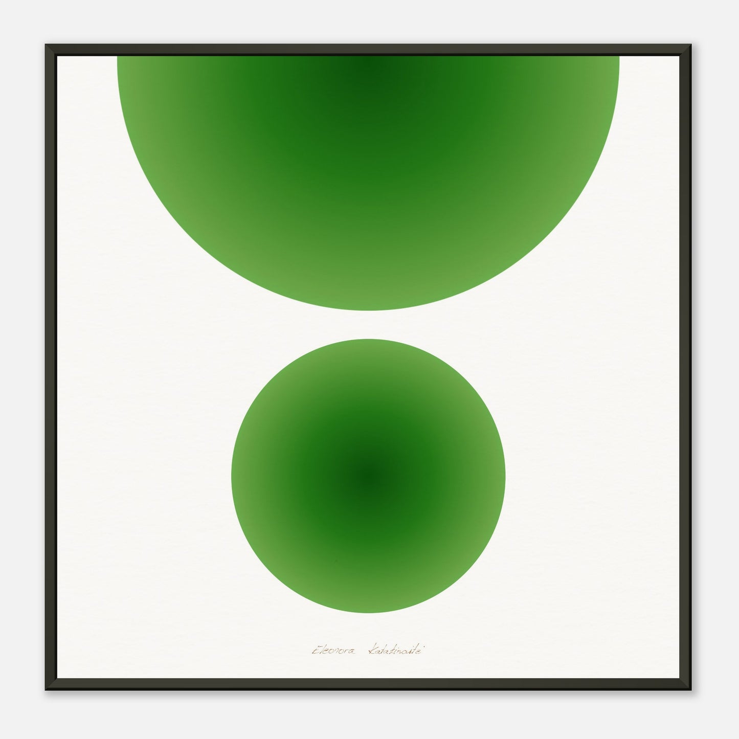 COLOR CIRCLES ● Museum-Quality Matte Paper Metal Framed Art-print by GEMAcircle Art print Sacred geometry designs for harmony