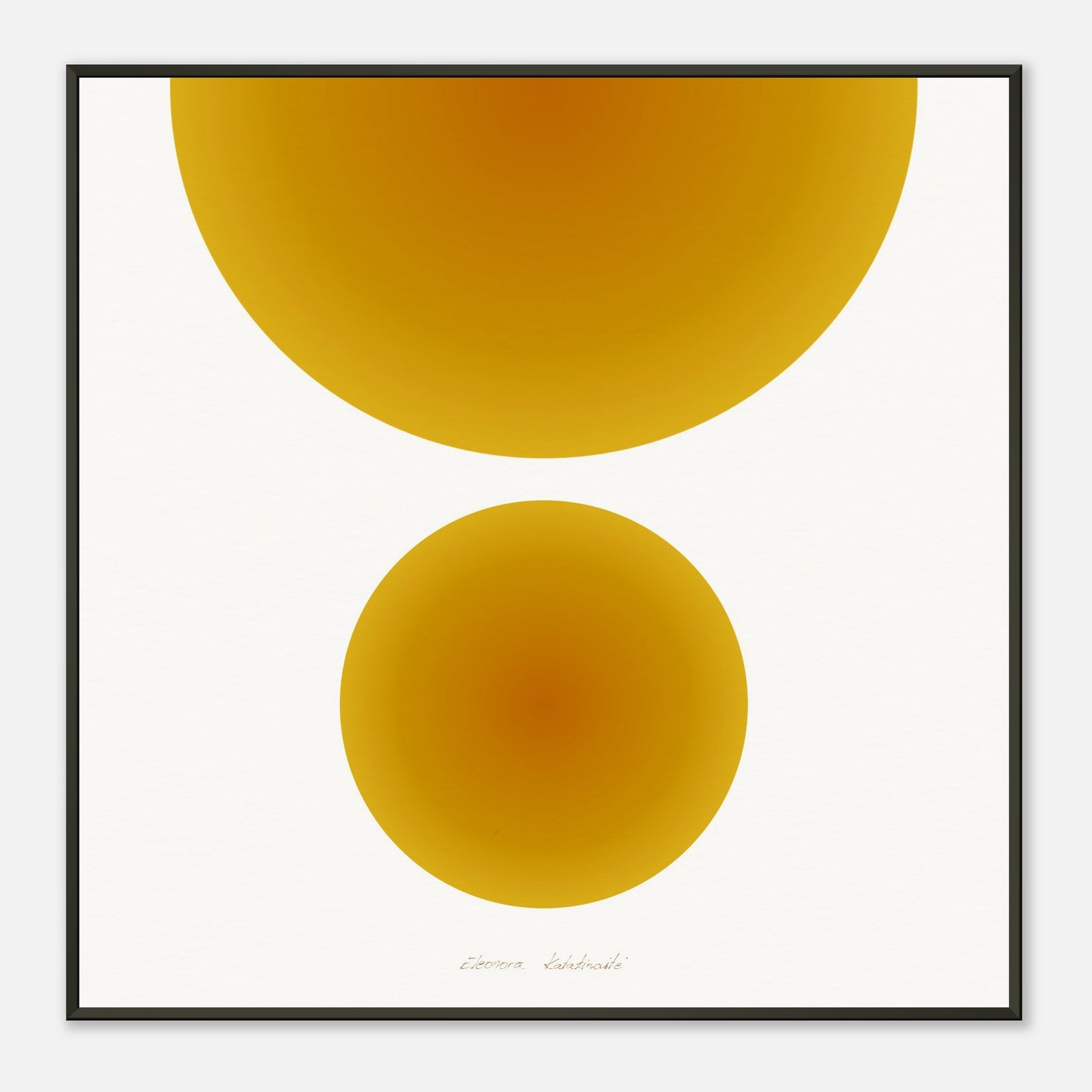 COLOR CIRCLES ● Museum-Quality Matte Paper Metal Framed Art-print by GEMAcircle Art print Sacred geometry designs for harmony