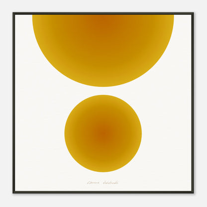 COLOR CIRCLES ● Museum-Quality Matte Paper Metal Framed Art-print by GEMAcircle Art print Sacred geometry designs for harmony