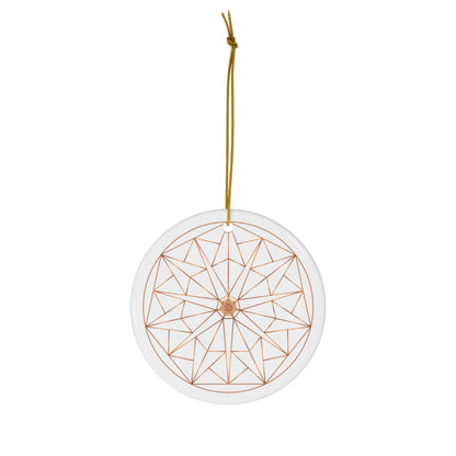 Ceramic Ornament,  HEPTAGON GEOMETRY