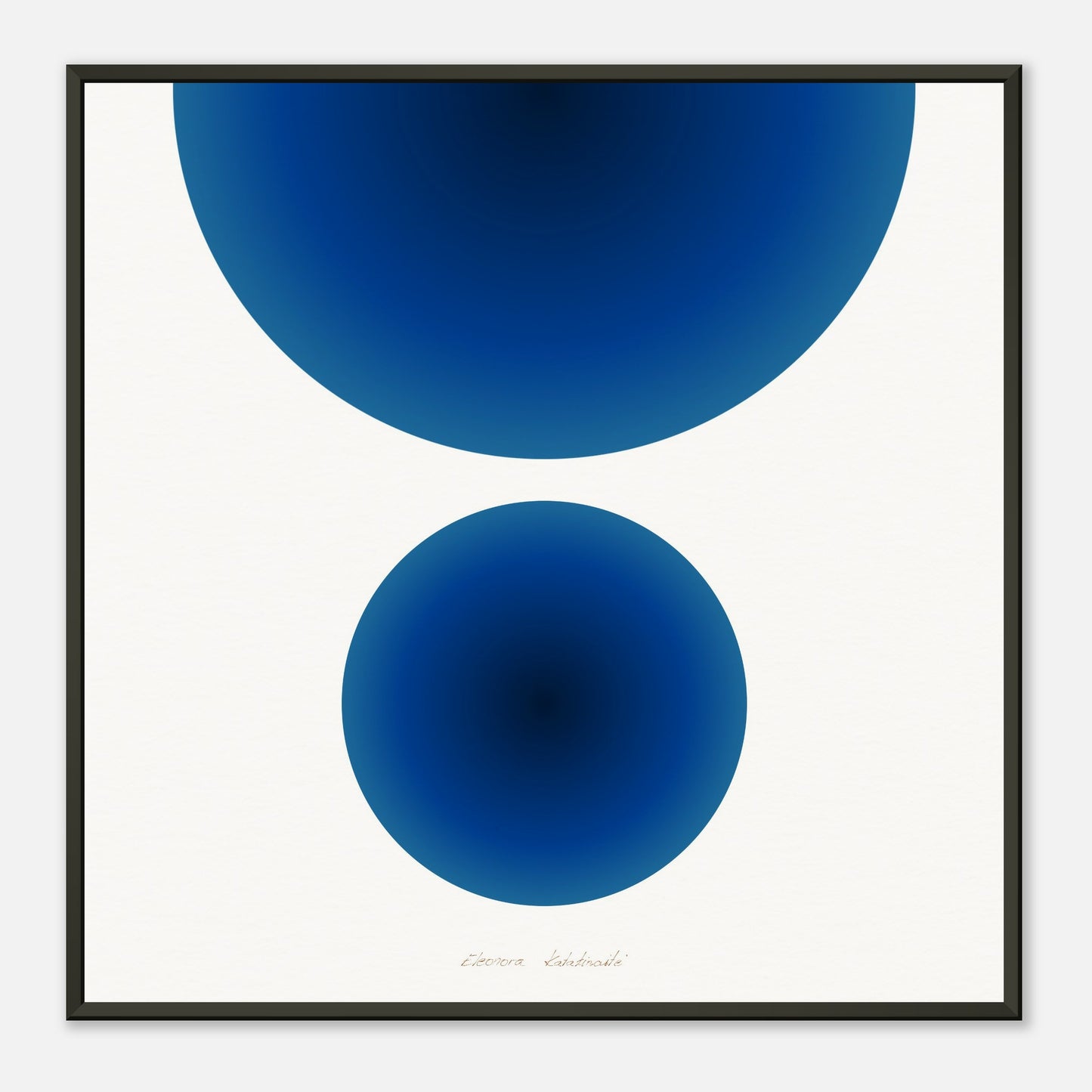 COLOR CIRCLES ● Museum-Quality Matte Paper Metal Framed Art-print by GEMAcircle Art print Sacred geometry designs for harmony