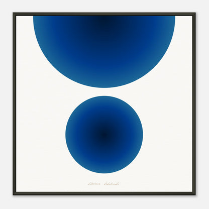 COLOR CIRCLES ● Museum-Quality Matte Paper Metal Framed Art-print by GEMAcircle Art print Sacred geometry designs for harmony