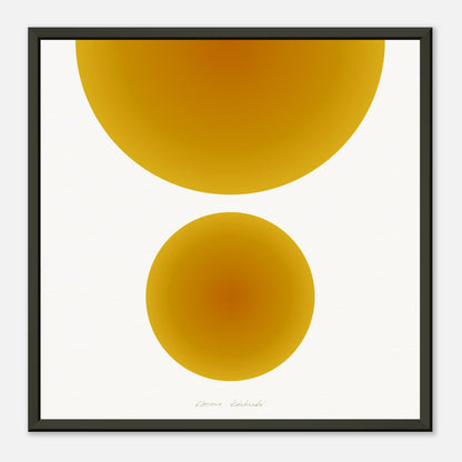 COLOR CIRCLES ● Museum-Quality Matte Paper Metal Framed Art-print by GEMAcircle Art print Sacred geometry designs for harmony