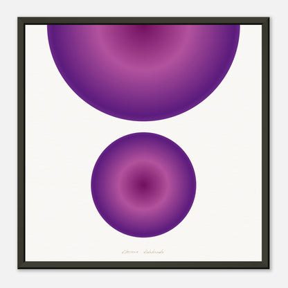 COLOR CIRCLES ● Museum-Quality Matte Paper Metal Framed Art-print by GEMAcircle Art print Sacred geometry designs for harmony