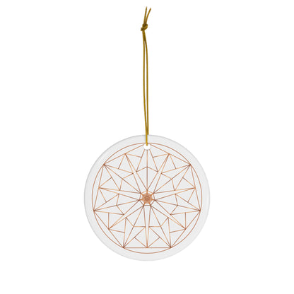 Ceramic Ornament,  HEPTAGON GEOMETRY