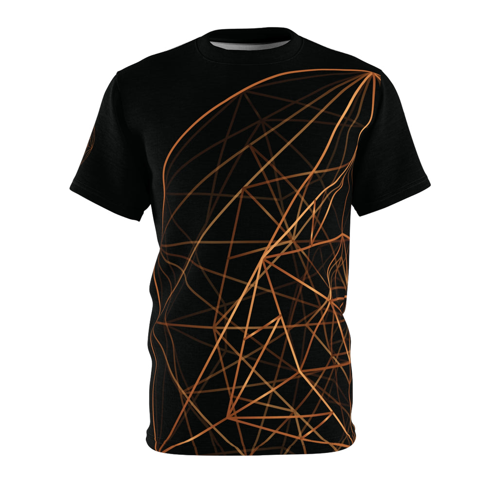 Unisex Cut & Sew T-shirt with COPPER GEOMETRY