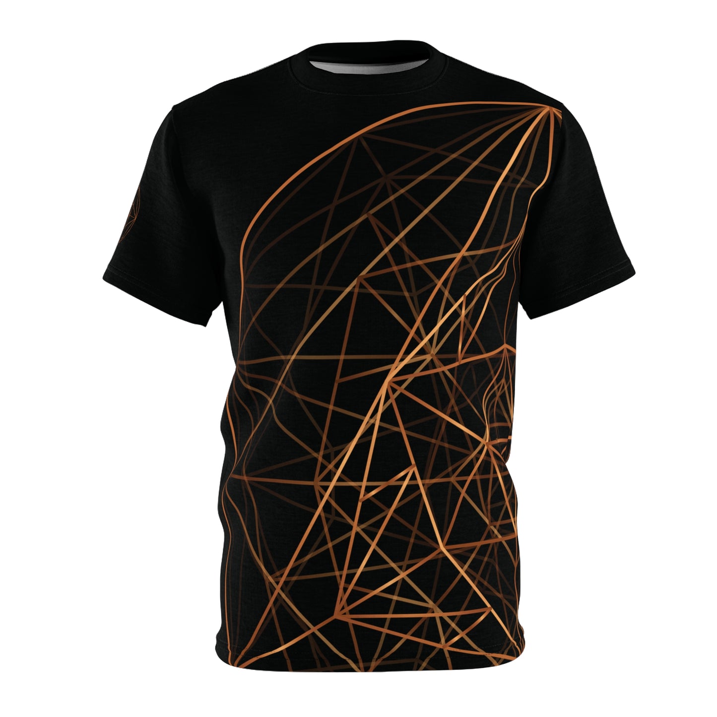 Unisex Cut & Sew T-shirt with COPPER GEOMETRY