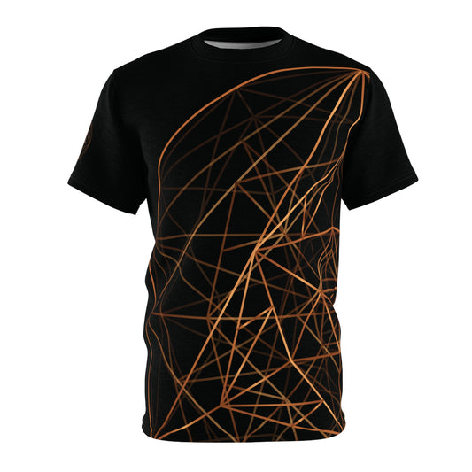 Unisex Cut & Sew T-shirt with COPPER GEOMETRY