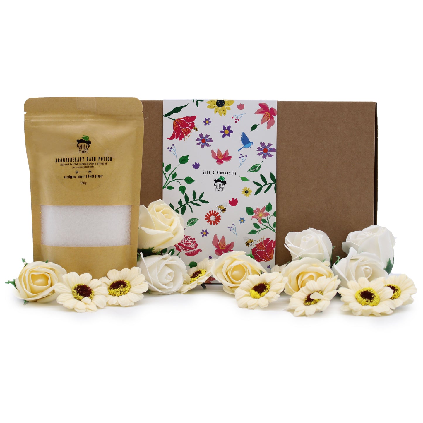 Authentic Wild Hare Salt & Flowers Set - Cold & Flu perspective detail 9 showcasing clean geometry and natural material finishes