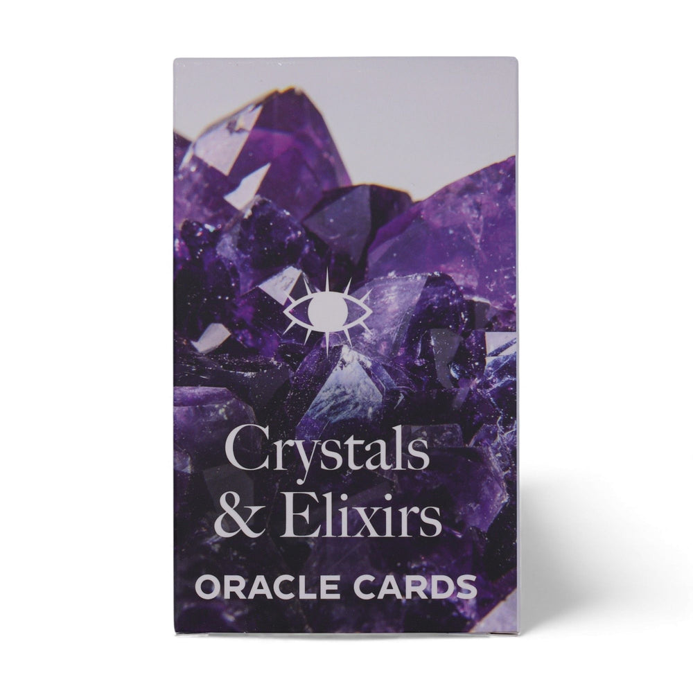 Crystals and Elixirs oracle cards healing energy deck — 44 card crystal frequency divination set