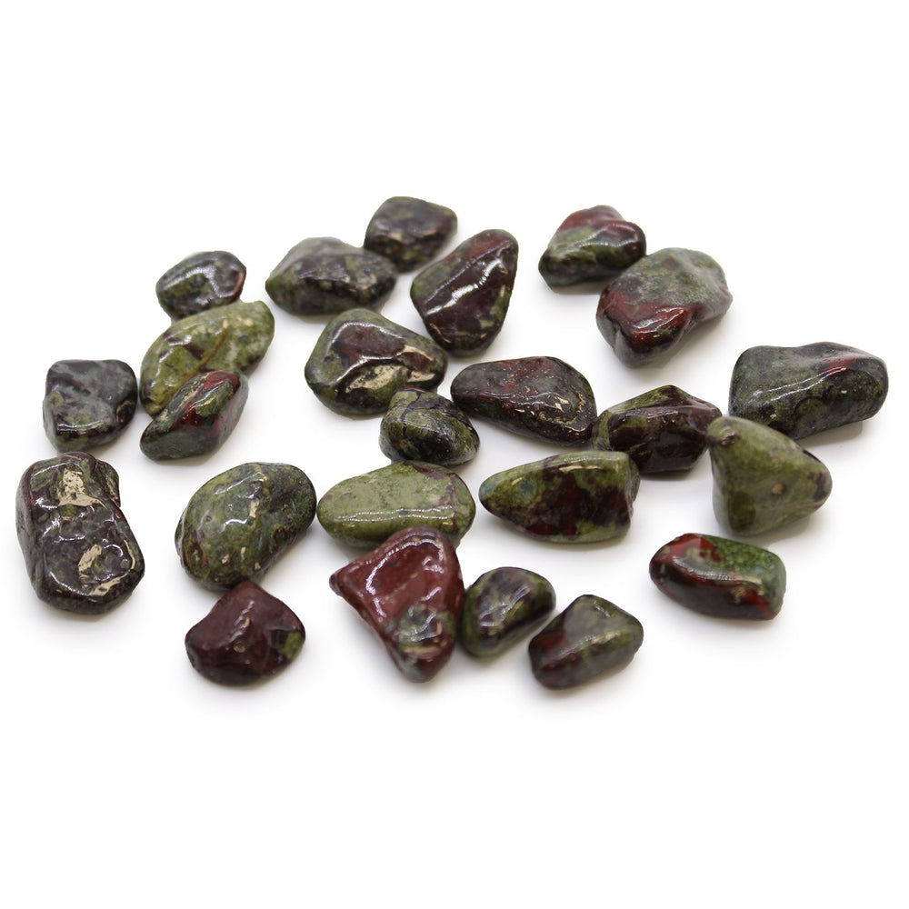 Authentic Bag of 24 Small African Tumble Stones - Dragon Stones showcasing clean geometry and natural material finishes