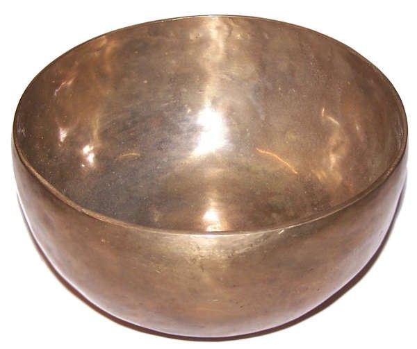 Extra large handmade Tibetan singing bowl — deep meditation sound healing Buddhist prayer bowl