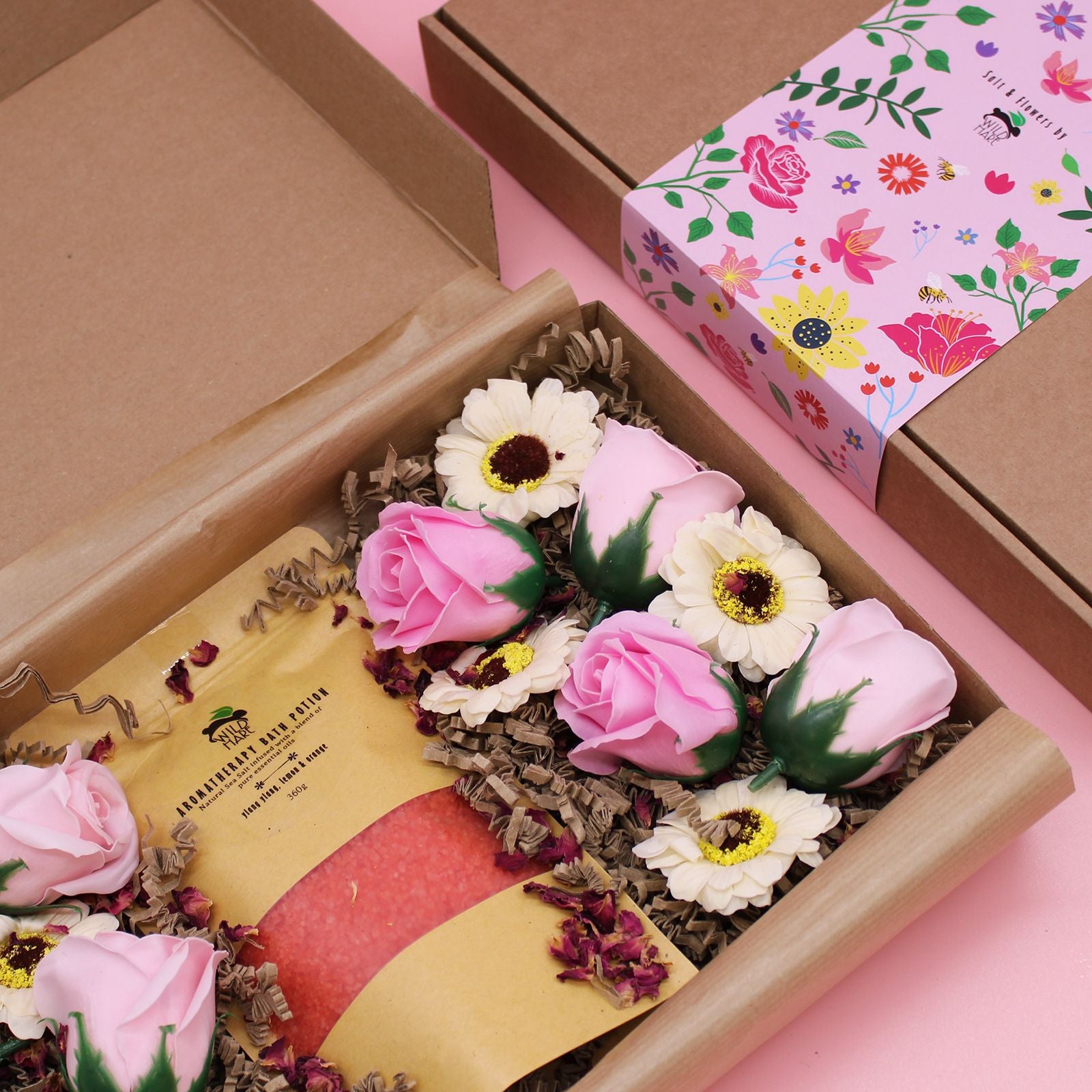 Wild Hare Salt & Flowers Set- Passion for your rituals