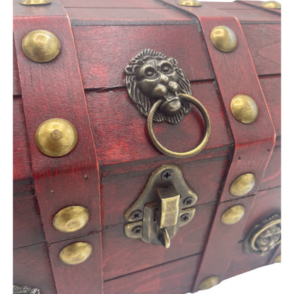 Authentic Large Treasure Chest - Tan perspective detail 2 showcasing clean geometry and natural material finishes