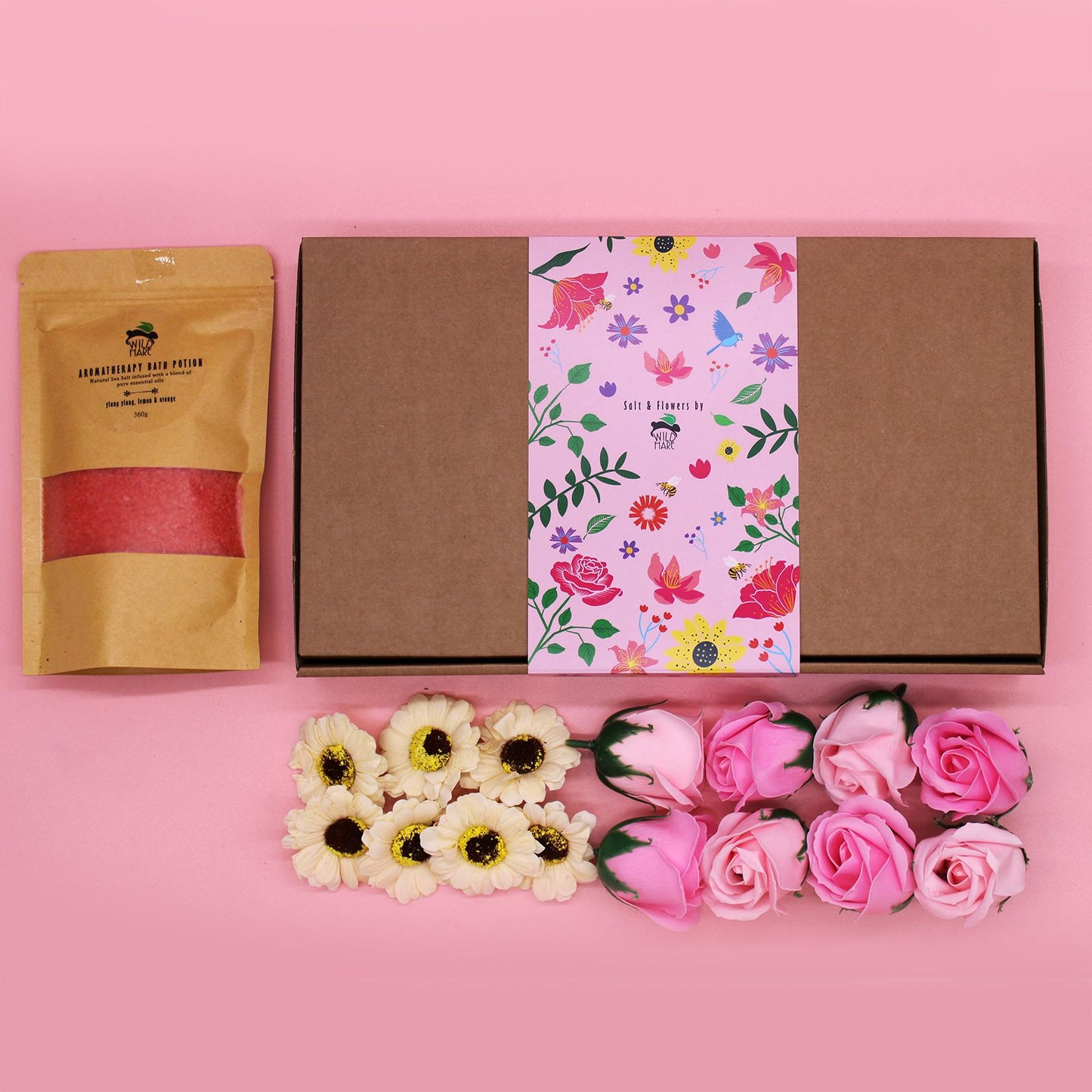 Wild Hare Salt & Flowers Set- Passion for your rituals