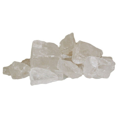Authentic Bag of White Crystal Chunks 1KG - Large showcasing clean geometry and natural material finishes