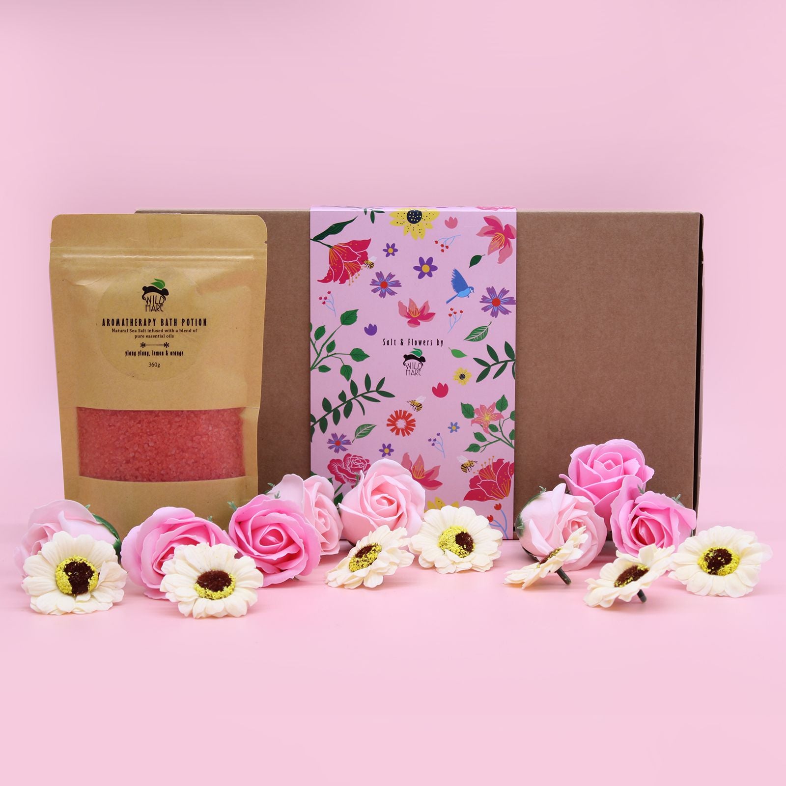 Wild Hare Salt & Flowers Set- Passion for your rituals
