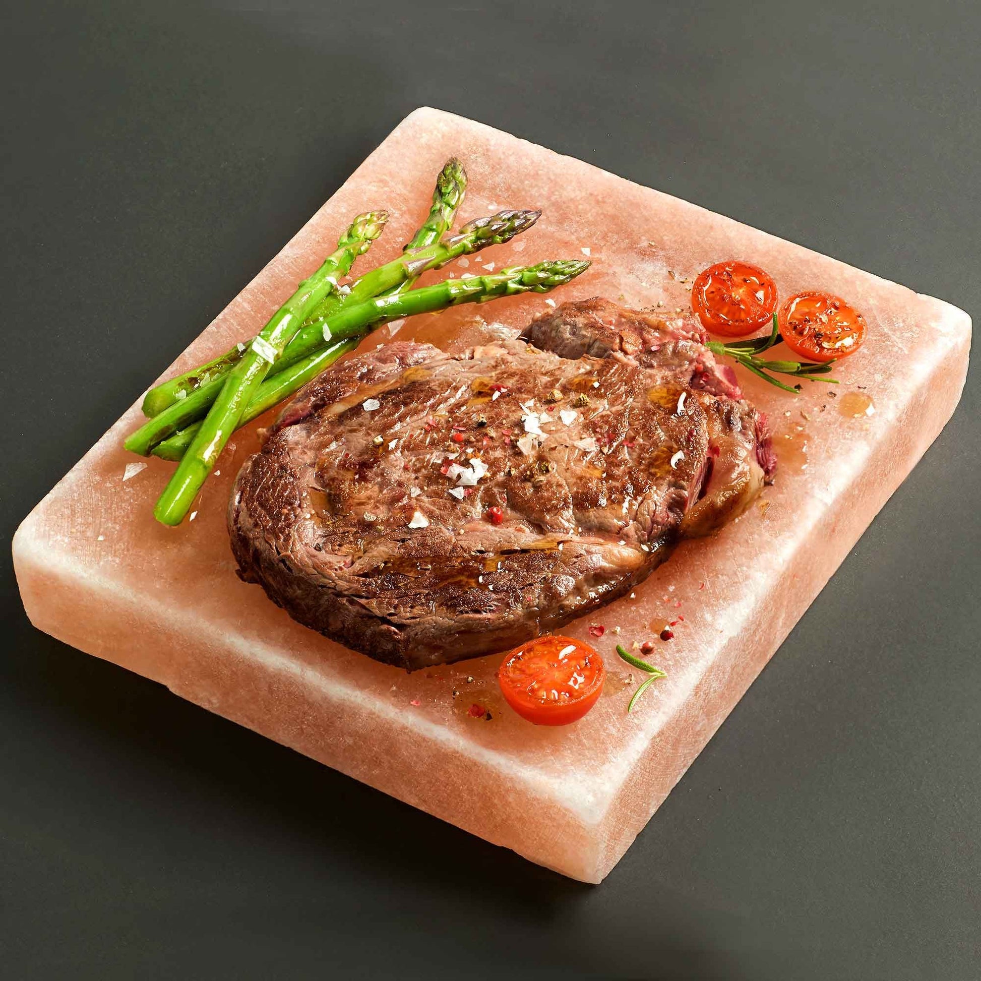 Authentic Himalayan Salt Cooking Plate - Square - 20x20x5cm perspective detail 4 showcasing clean geometry and natural material finishes