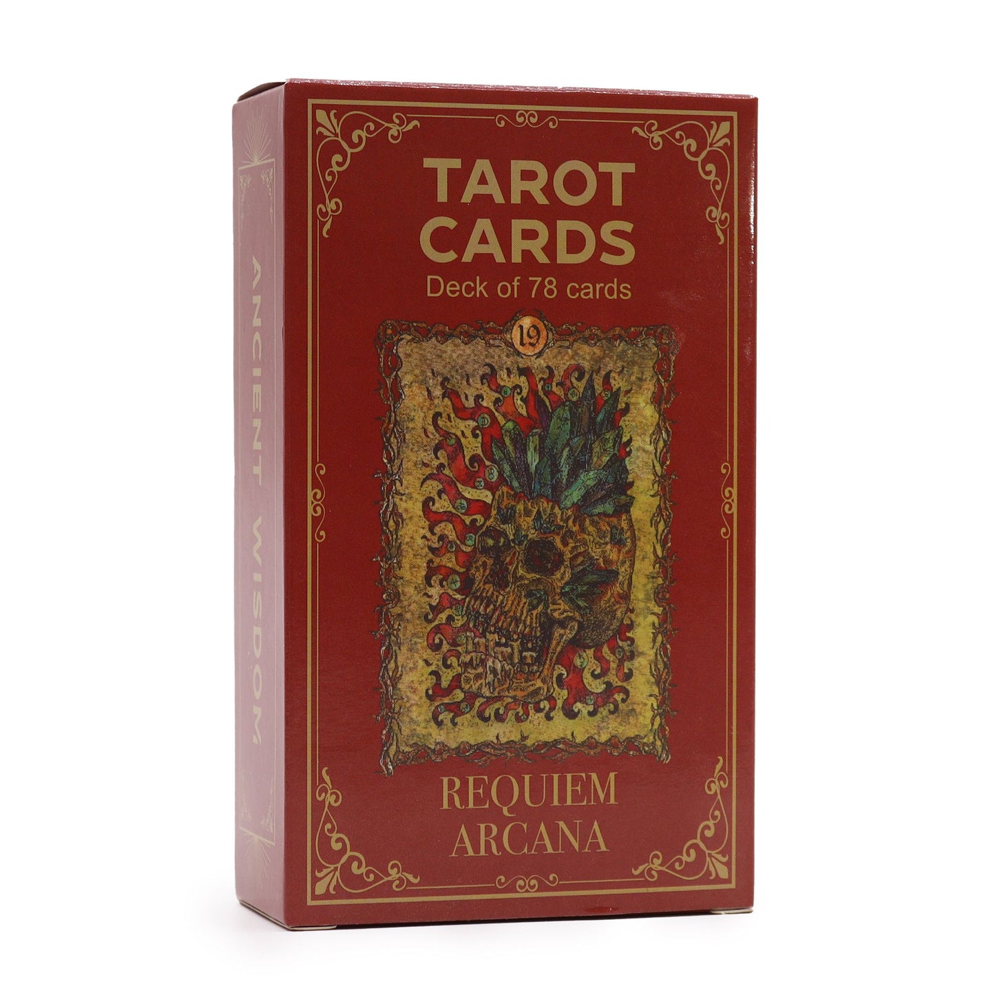 Authentic Tarot Cards with Guide Book – Requiem Arcana perspective detail 3 showcasing clean geometry and natural material finishes