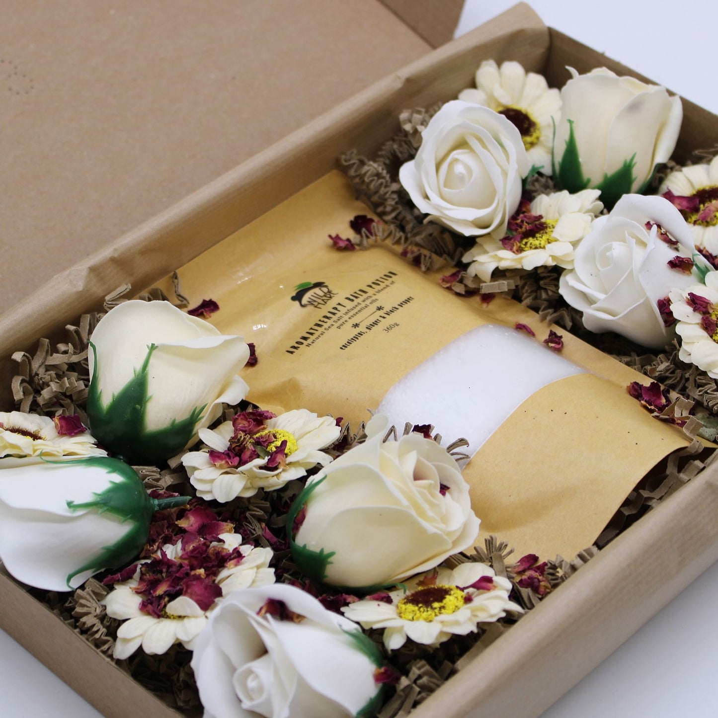 Authentic Wild Hare Salt & Flowers Set - Cold & Flu perspective detail 5 showcasing clean geometry and natural material finishes