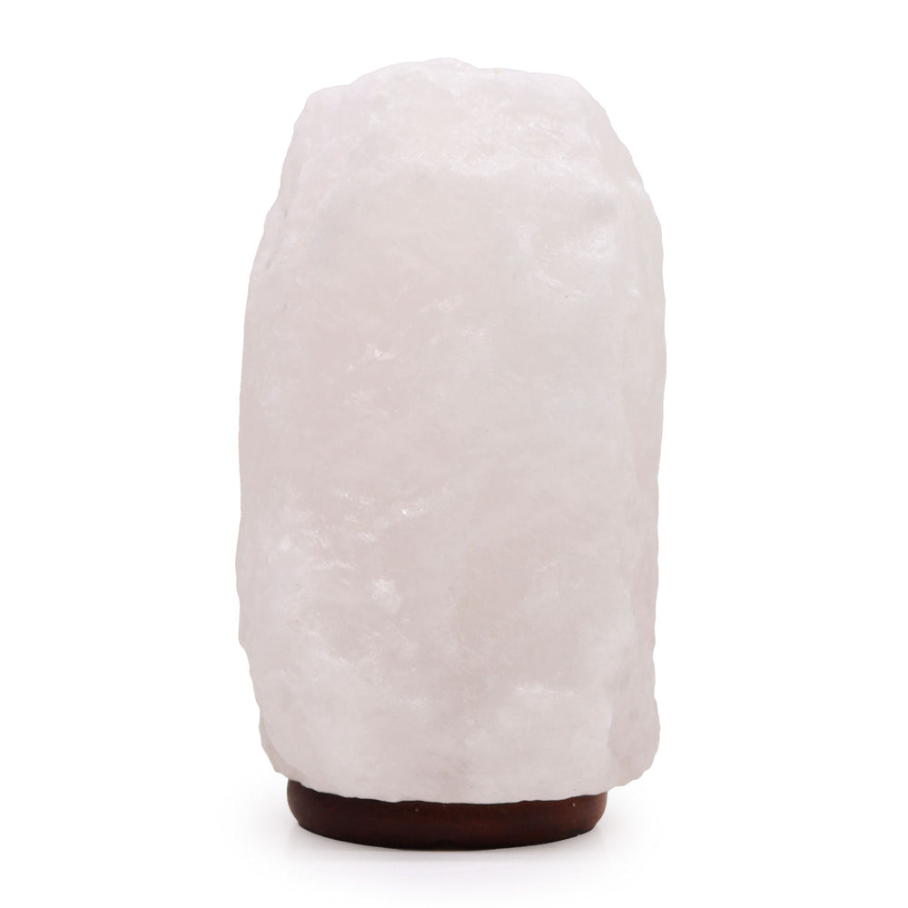 Crystal rock Himalayan salt lamp 8-10kg — large handcrafted white salt natural ioniser for home spaces