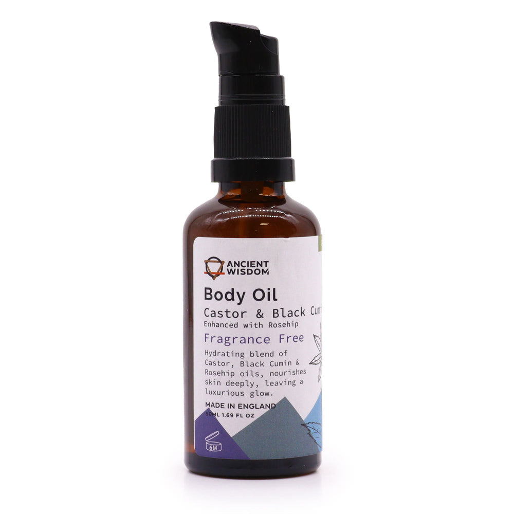 Authentic Organic Body Oil 50ml - Rosehip (Unfragranced) showcasing clean geometry and natural material finishes