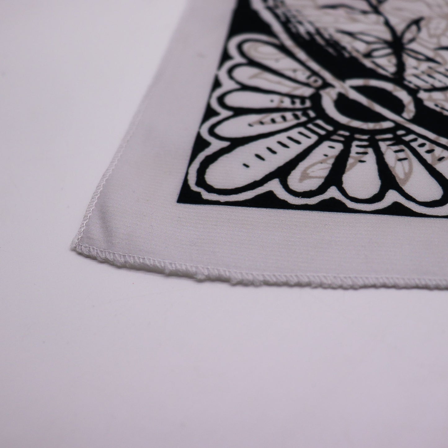 Authentic Tarot Reading Cloth – Tree of Life perspective detail 4 showcasing clean geometry and natural material finishes