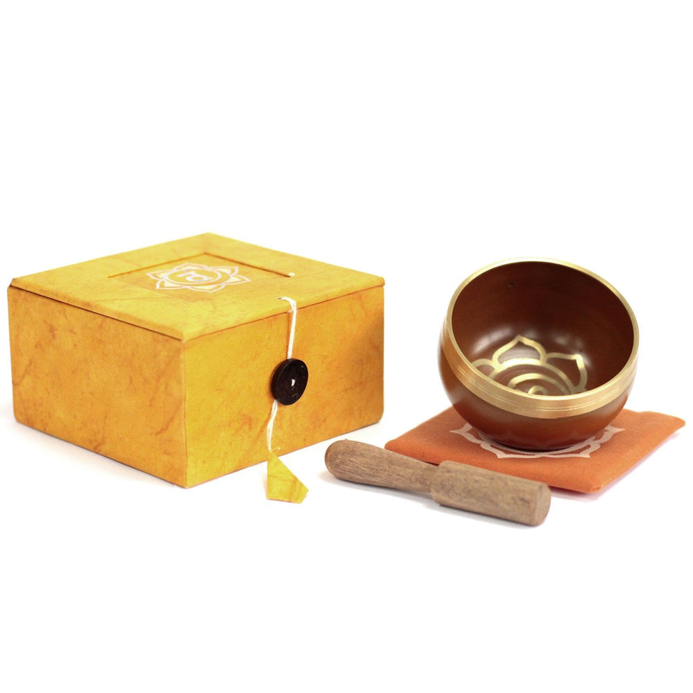 Navel sacral chakra singing bowl — sacred sound healing for desire creativity and life force