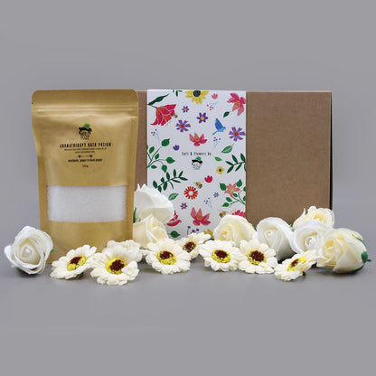 Authentic Wild Hare Salt & Flowers Set - Cold & Flu perspective detail 7 showcasing clean geometry and natural material finishes