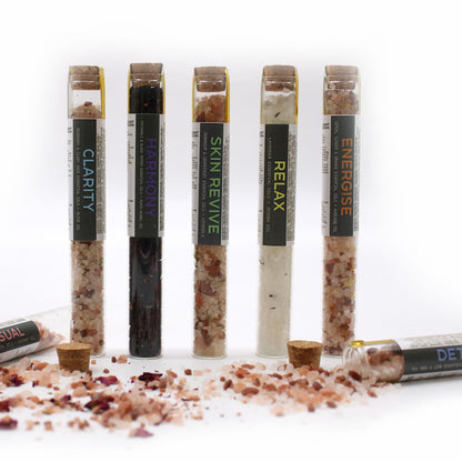 Authentic Bath Salts in Vials - Gift Pack of 7 perspective detail 3 showcasing clean geometry and natural material finishes