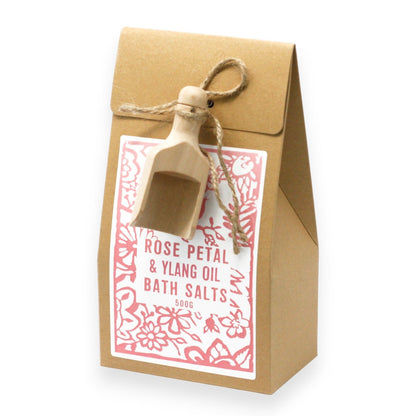 Pack of 500g Bath Salt - Ylang and Rose Himalayan for your rituals
