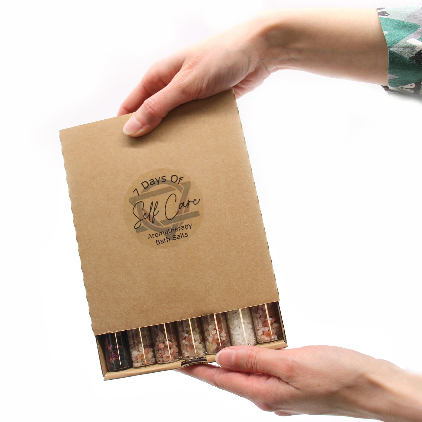 Authentic Bath Salts in Vials - Gift Pack of 7 perspective detail 5 showcasing clean geometry and natural material finishes