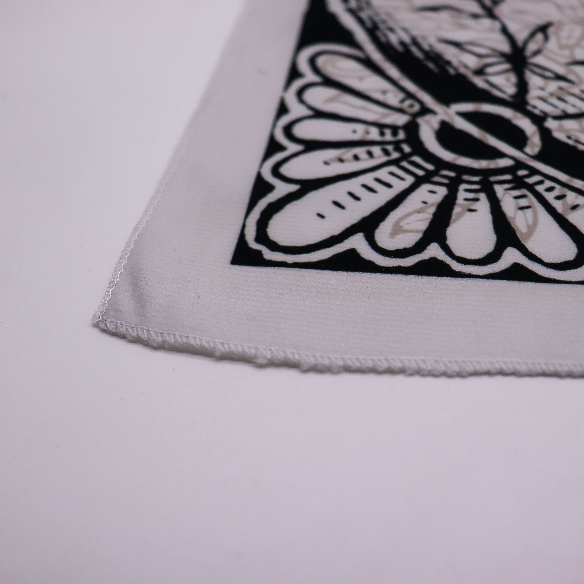 Authentic Tarot Reading Cloth – Tree of Life perspective detail 10 showcasing clean geometry and natural material finishes