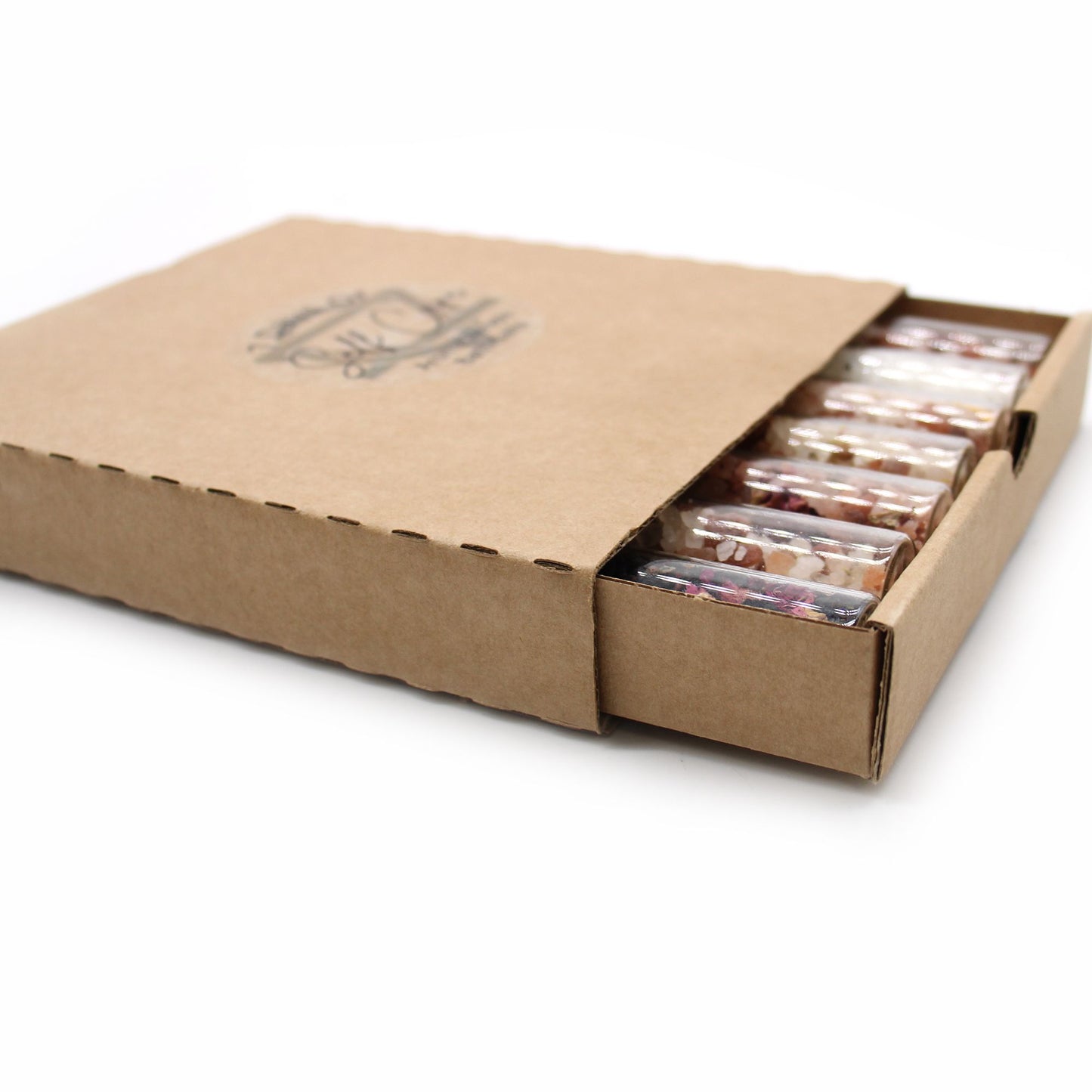 Authentic Bath Salts in Vials - Gift Pack of 7 perspective detail 7 showcasing clean geometry and natural material finishes