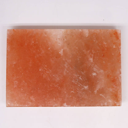 Authentic Himalayan Salt Cooking Plate - Rectangle - 30x20x5cm perspective detail 2 showcasing clean geometry and natural material finishes