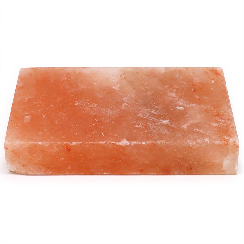 Authentic Himalayan Salt Cooking Plate - Rectangle - 30x20x5cm showcasing clean geometry and natural material finishes